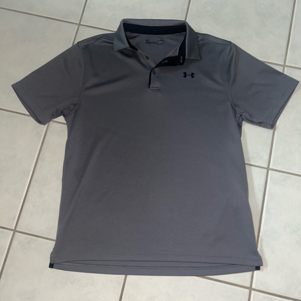 Under Armour Men's Charcoal Polo Shirt